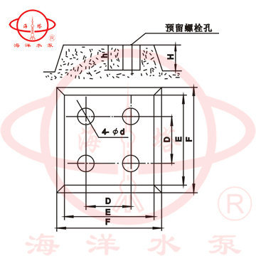 LG立式便拆高層建筑給水清水多級離心泵附件及安裝尺寸