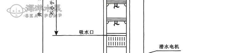 QJ深井潛水泵結(jié)構(gòu)尺寸圖